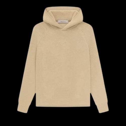 Fear of God Essentials Kids Knit Hoodie 'Sand'