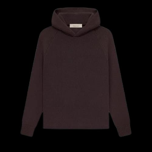 Fear of God Essentials Kids Knit Hoodie 'Plum'