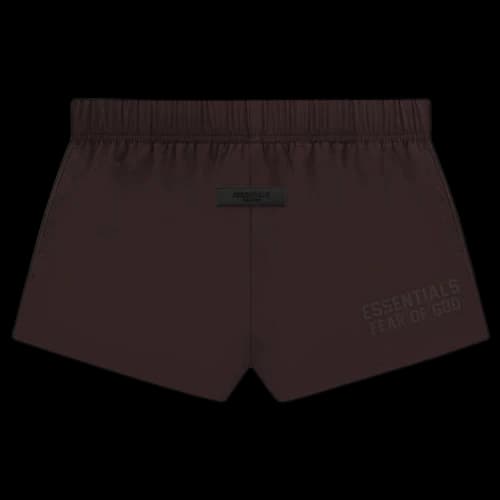 Fear of God Essentials Kids Running Terry Short 'Plum'