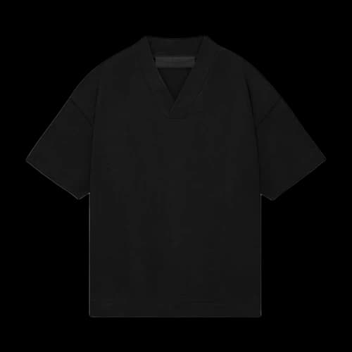 Fear of God Essentials Kids V-Neck 'Jet Black'