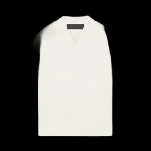 Fear of God Essentials Kids V-Neck 'Cloud Dancer'