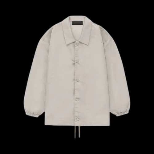 Fear of God Essentials Kids Coaches Jacket 'Silver Cloud'