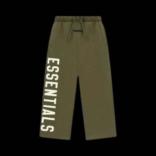 Fear of God Essentials Kids Fleece Relaxed Sweatpant Military