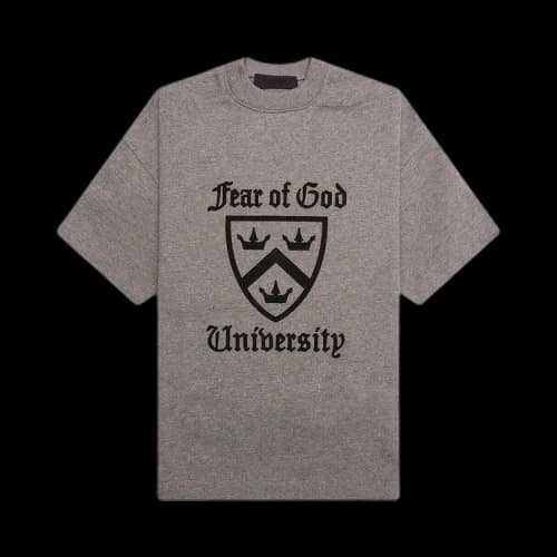 Fear of God Essentials Kids Heavy Crewneck Tee Heather Gray