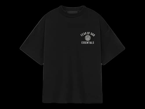Fear of God Essentials Kids Jersey Crewneck II Tee (FW24) Black