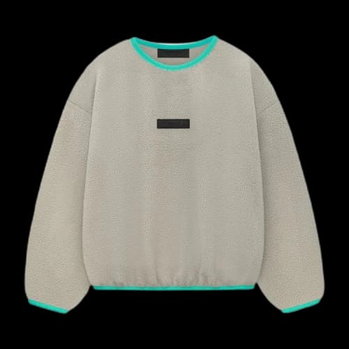 Fear of God Essentials Kids Polar Fleece Crewneck 'Seal'