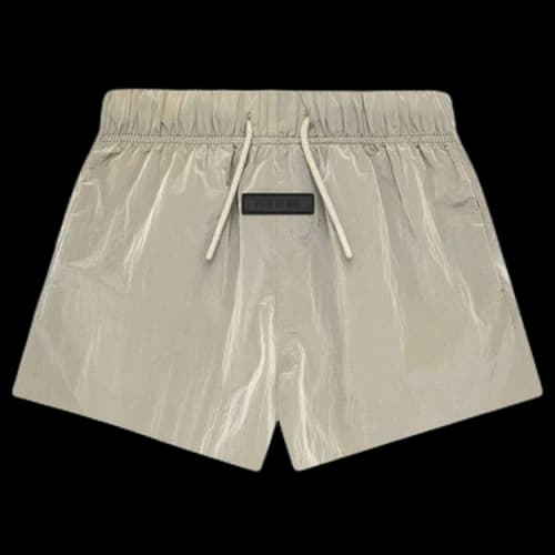 Fear of God Essentials Kids Crinkle Nylon Running Short 'Garden Yellow'