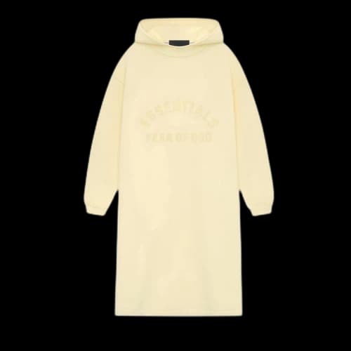 Fear of God Essentials Kids Nylon Fleece Hooded Dress 'Garden Yellow'