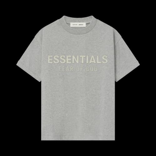 Fear of God Essentials Kids Classic Tee Concrete Heather