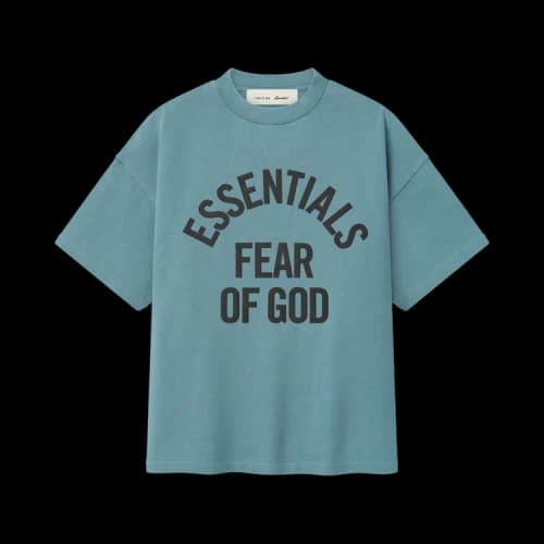 Fear of God Essentials Campus 90s Short Sleeve Tee 'Faded Coastal'
