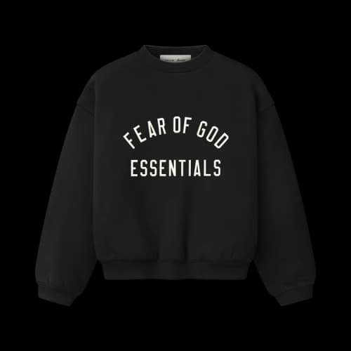Fear of God Essentials Classic Crewneck Sweatshirt 'Vintage Black'