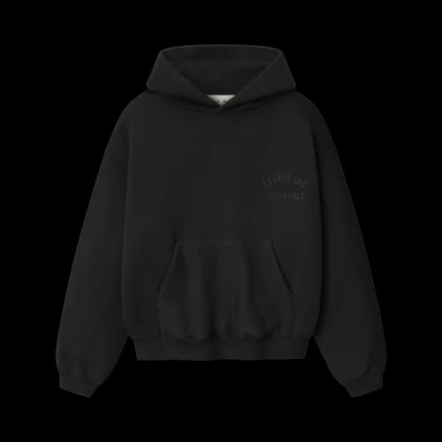Fear of God Essentials Classic Hoodie 'Vintage Black'