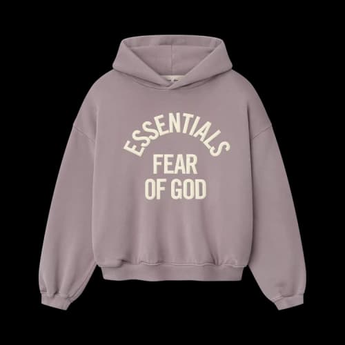 Fear of God Essentials Campus 90s Hoodie 'Faded Mauve'