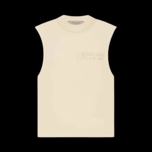 Fear of God Essentials Muscle Tee 'Egg Shell'
