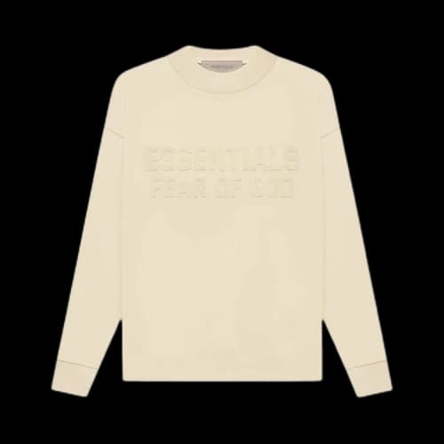 Fear of God Essentials Long-Sleeve Tee 'Egg Shell'