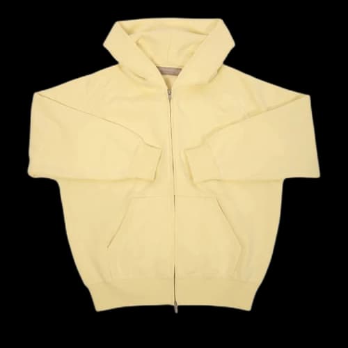 Fear of God Essentials Kids Fullzip Hoodie 'Canary'