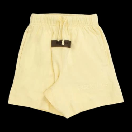 Fear of God Essentials Kids Jersey Shorts 'Canary'