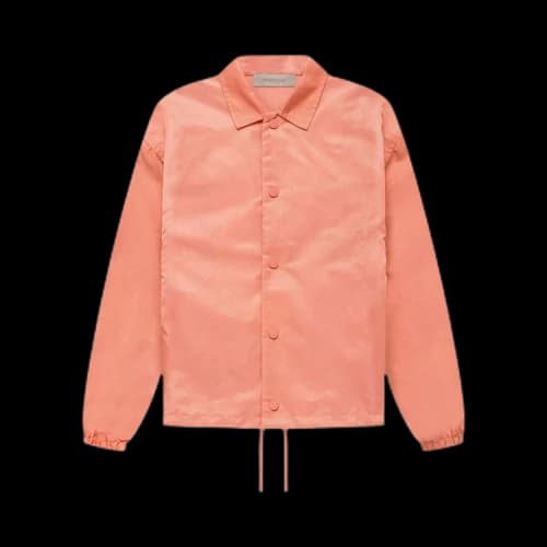 Fear of God Essentials Kids Nylon Coaches Jacket 'Coral'