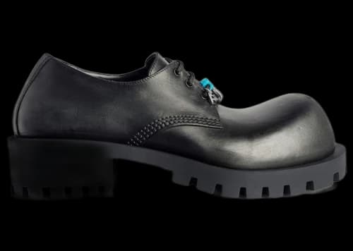 Balenciaga Hummer Derbie Shoe Black With Charms
