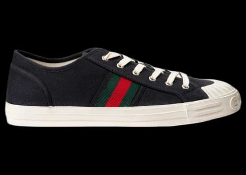 Gucci Low-Top Sneaker Web Stripe Black