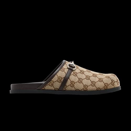 Gucci Mule 'Horsebit - Beige Ebony'
