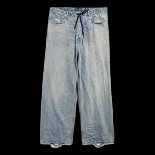 Balenciaga Oversized Baggy Pants 'Light Blue'