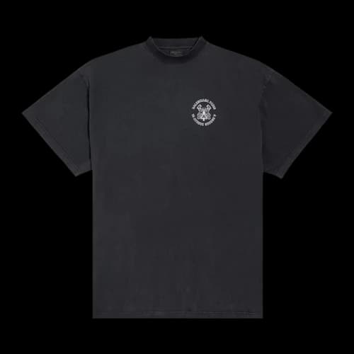 Balenciaga Oversized T-Shirt 'Faded Washed Black'