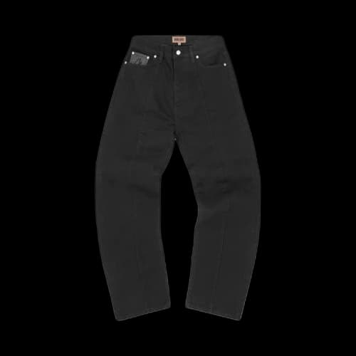 Corteiz C-Star Stitch-Down Jeans 'Triple Black'