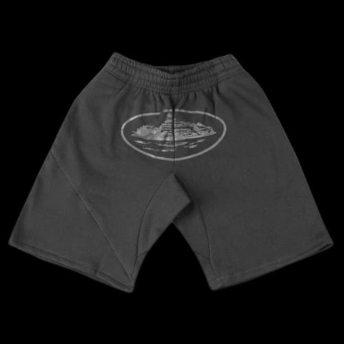 Corteiz Alcatraz Shorts 'Triple Black'