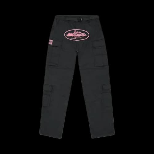 Corteiz Guerillaz* Cargo Pant 'Black/Pink'
