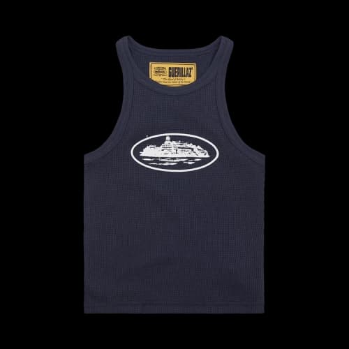 Corteiz Guerillaz* Tank Top 'Navy/White'