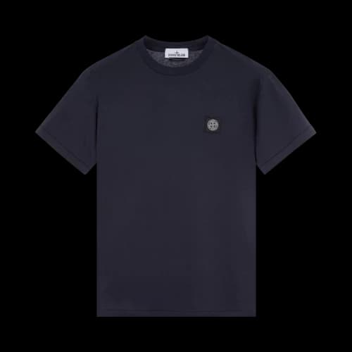 STONE ISLAND Patch Short-Sleeve T-shirt 'Navy Blue'