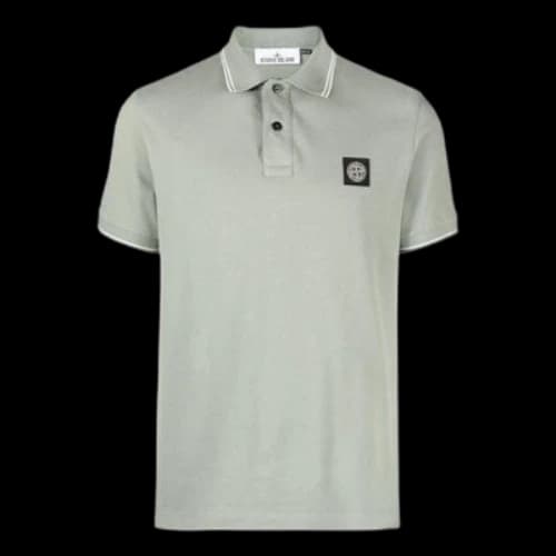 STONE ISLAND Polo Shirt 'Light Green'