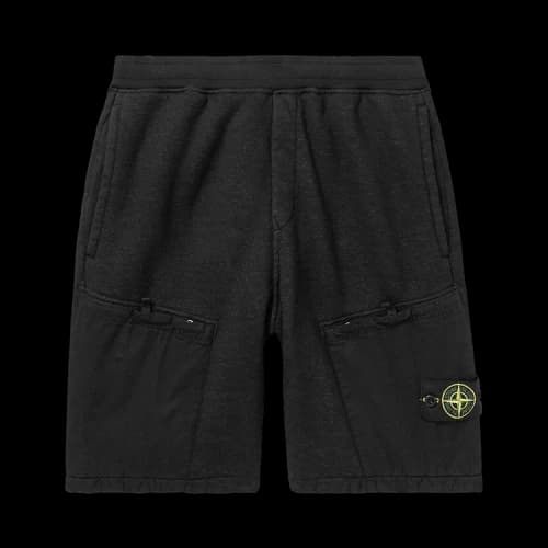 Stone Island Bermuda Sweatshorts 'Black'