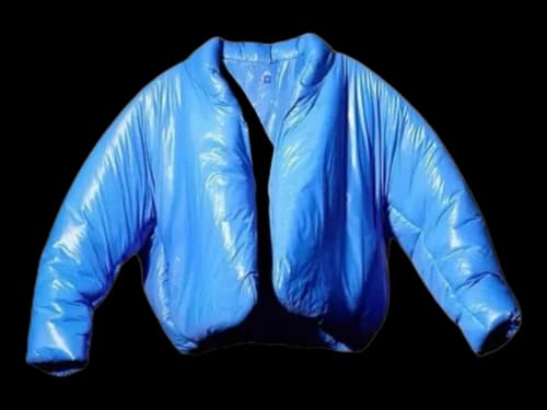 Yeezy Gap Engineered By Balenciaga Round Puffer Jacket Blue
