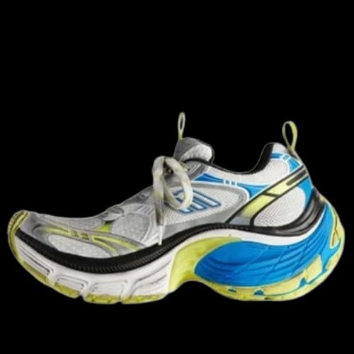 Balenciaga 10XL Sneakers 'White Yellow blue'