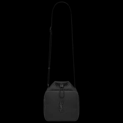 Saint Laurent Nylon Bucket Bag 'Black'