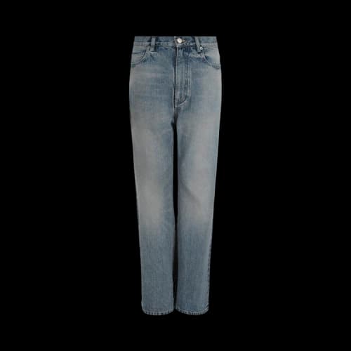 Balenciaga Women's Organic Selvedge Flared Jeans Outback/Blue
