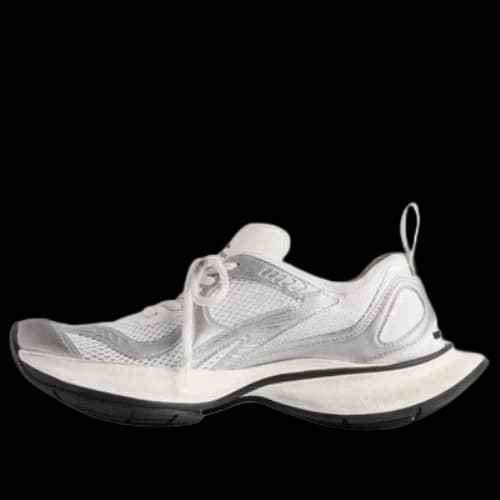 Balenciaga Circuit Sneakers 'White and Silver Polyester Nylon TPU and Polyurethane' (Women's)