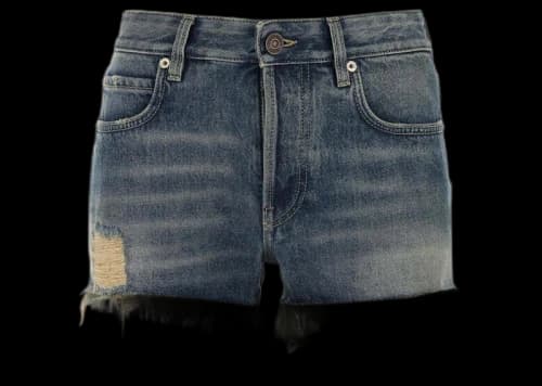 Balenciaga Denim Shorts Bluerust