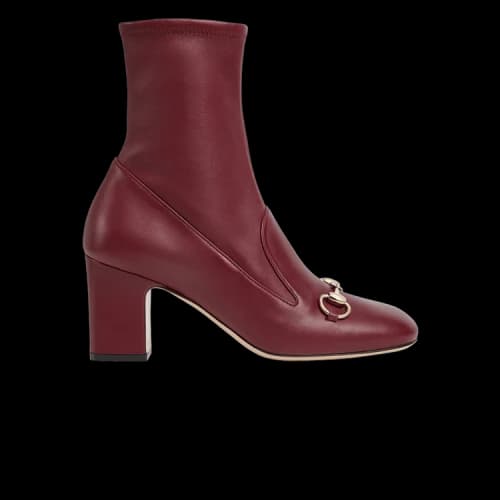 Gucci Horsebit Ankle Bootie 'Rosso Ancora' (Women's)