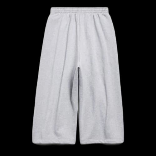 Balenciaga Short Baggy Sweatpants 'Grey'