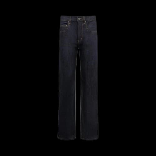 Saint Laurent MId Straight Baggy Jeans 'Indigo Raw'