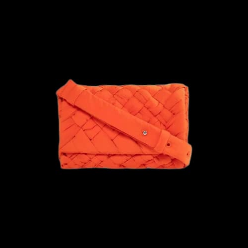 Bottega Veneta Rumple Shoulder Bag 'Orange'
