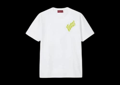 Gucci Script Logo T-shirt Lime Green/Neon Yellow
