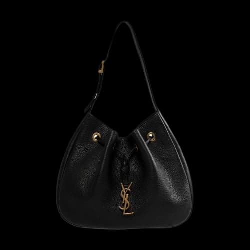 Saint Laurent Paris VII Small Hobo Bag 'Black'