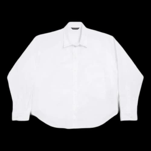 Balenciaga BB Classic Balenciaga Shirt Regular Fit 'White' (Women's)