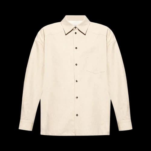 Bottega Veneta Crisp Poplin Shirt 'Beige'
