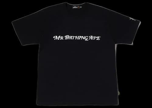 BAPE Mr. Bathing Ape Golf Wide Fit Tee Black