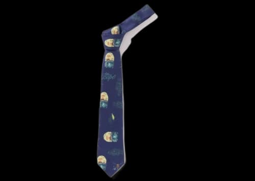 BAPE Mr Bathing Ape Tie Grey